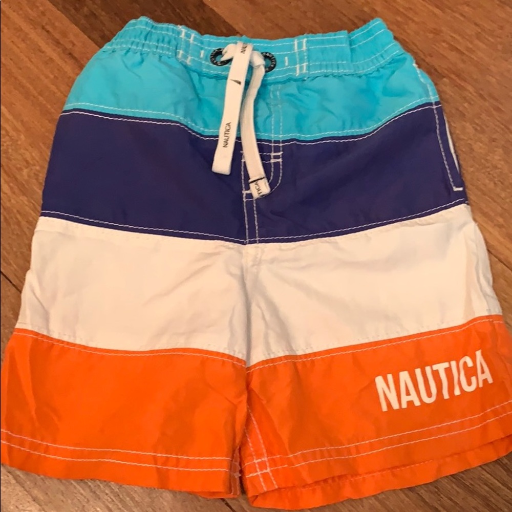 Nautical Swim Trunks
